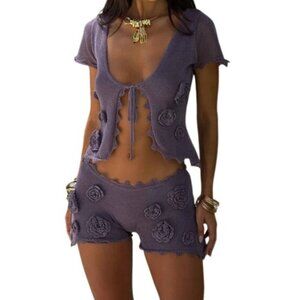 Outcast Mii Shorts in Dusty Purple